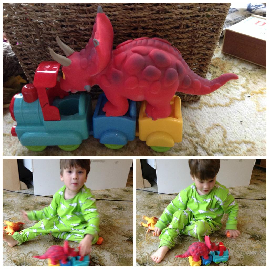 triceratops train